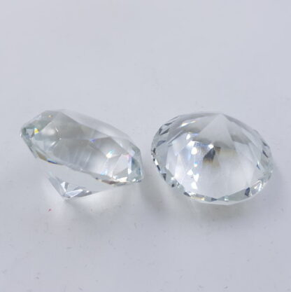 Klar / Hvid diamant-krystal-glas-acryl 4cm