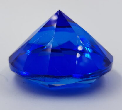 Stor blå diamant-6cm krystal