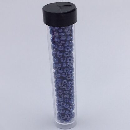 Glasperler seed beads til perlevævning og smykker perlemor blålilla