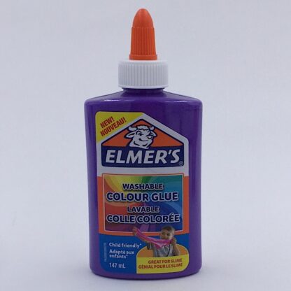 Elmers Farvelim 147 ml lilla Colour Glue