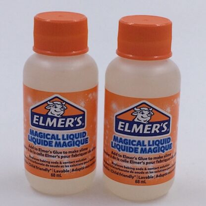 Elmers Glimmer sæt 2 Magisk væske 68 ml Glitter Slime Kit