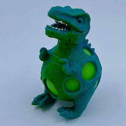 Dinosaurus grøn med-slim bold i maven stressbold