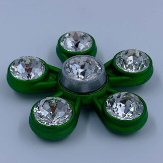 Fidget Spinner grøn med diamanter Fidget Toy