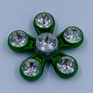 Fidget Spinner med Diamanter grøn Fidget Toy