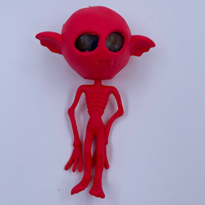 Stressbold rød Monster med vandperler i hjernen Klemmebold