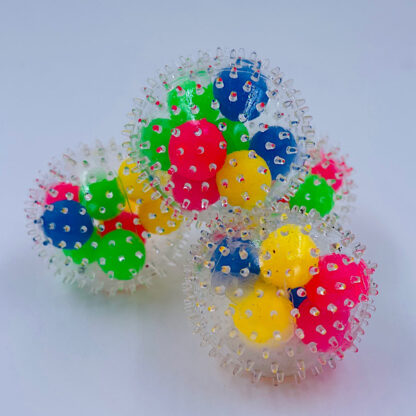 DNA spike ball squishy stressbold små gaver