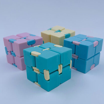 Infinity cube pastelfarver antistress Fidget Toy