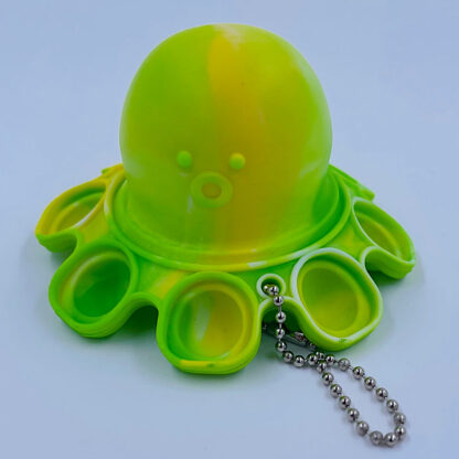 Magic octopus flip color change surprise grøn nøglering Fidget Toy