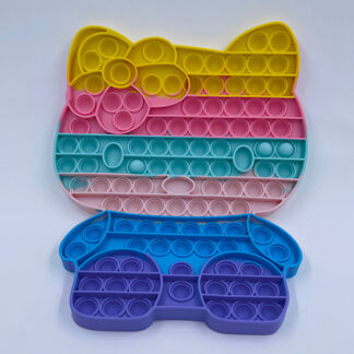 Mega Pop it Kitty Pastelfarvet regnbue legetøj
