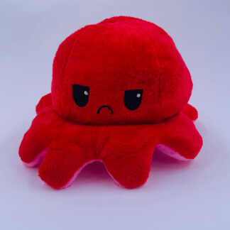 Octopus Reversible pink rød Sur Små Gaver