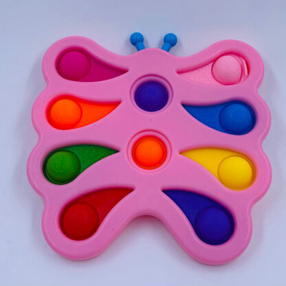 Simple Dimple sommerfugl lyserød Fidget Toy