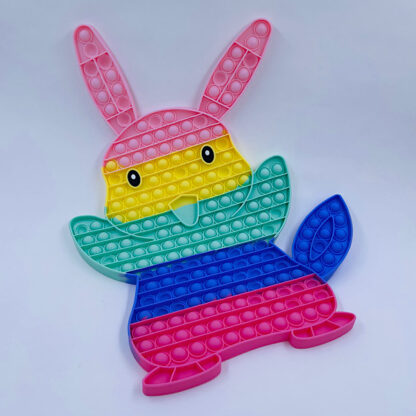 Kæmpe Pikachu Pop it pastelfarvet Fidget Toy