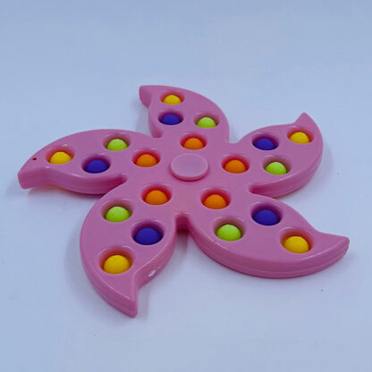 Simple dimple fidgetspinner blomst pink