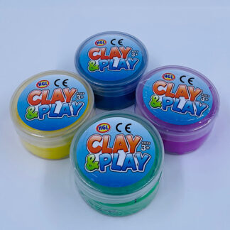 Clay and play fire farver slim små gaver