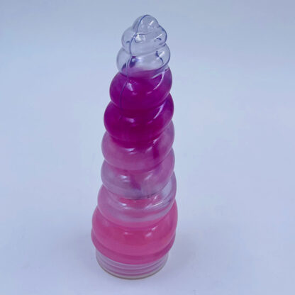 enhjørninge slim unicorn twisted horn 2 farver slim der spruler af farver og magi og helt energi som er i 4 varianter pink og lyspink