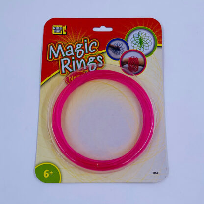 flow ring magisk ring glow in the dark trickring trick og leg sjov små gaver samlet i 3 varianter i pink