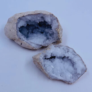 Geode Calsit geode med krystal grotte Smukke sten
