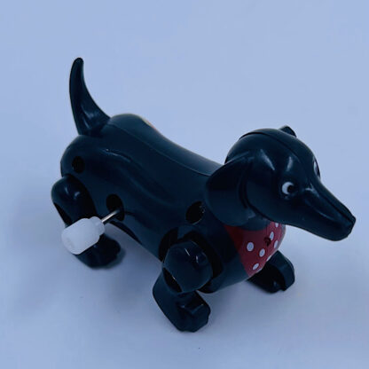 Gravhund optrækkelig sort Clockwork hund Små gaver