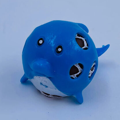 havdyr stressbolde som lille fidget toy der er sød og hjælper med stress samt behagelige at røre ved i 3 varianter og 3 farver små gaver blå hval
