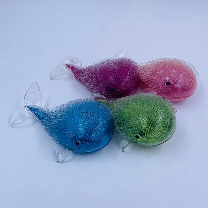 squishy hval klemme hval stickey stretchy slim sød i 4 varianter i farver små gaver samlet