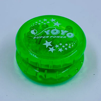 YoYo med Lys Gennemsigtig Grøn Bevægelse Motorik Leg Små gaver