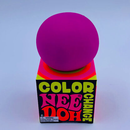 color change nee doh farveskift tofufyld skum stressbold needoh sjov legetøj fra sjovdk 3 farver såsom lyserød