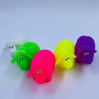 får med lys flashings sheep squishy får små gaver fåhyrde søde sjove små flotte farver fidget toys stressbolde front