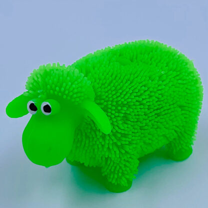 får med lys flashings sheep squishy får små gaver fåhyrde søde sjove små flotte farver fidget toys stressbolde grøn