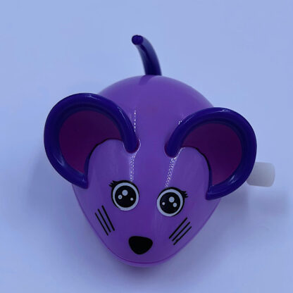 Optrækkelig Mus Lyselilla Clockwork Mouse Små gaver