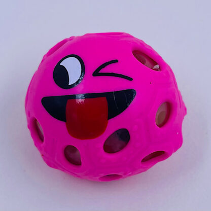 Squishy bold med vandperler og Emoji ansigt klemmebold Stressbold Små gaver