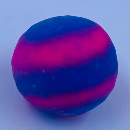 Squishy Planet Bold Blå Pink Squishy Bead Ball Stribet Klemmebold med vandperler Små gaver