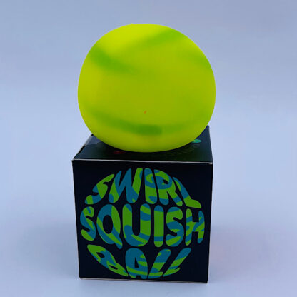 swirls squish balls planet bold tofu bold 3 varianter flotte farver stressbold klemmebold grøn