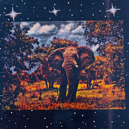 Elefant på savannen Diamond painting 35x45 cm Diamond Art