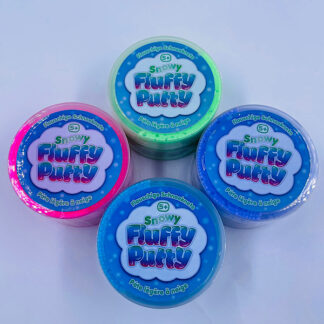 fluffy putty snowy lækker slim der er luftig 4 farve varianter kvalitet klemmeslim