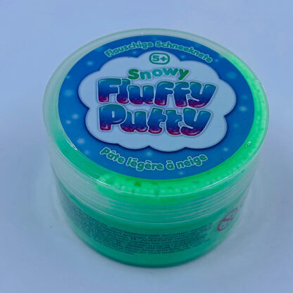 fluffy putty snowy lækker slim der er luftig 4 farve varianter kvalitet klemmeslim grøn