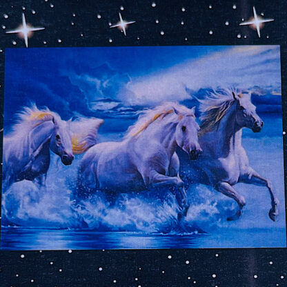 Heste i løb Diamond Painting 35x45 cm Diamond Art