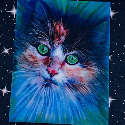 Kat med grønne øjne Diamond Painting 35x45 cm Diamond Art