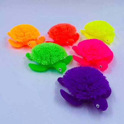 skildpadder klemmedyr med tantaklet ryg behåret ryg søde flotte farver 6 varianter sjove kilder stressbolde dyr
