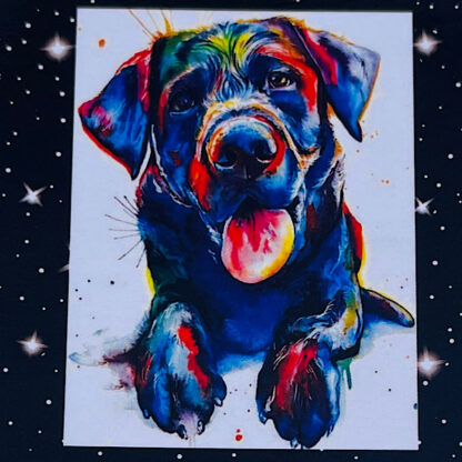 Sød sort hund Diamond Painting 35x45 cm Diamond Art