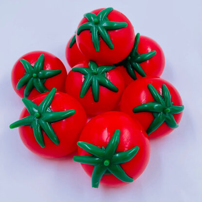 tomat splat med vand stressbold stickey ball stress bolde tomater rød
