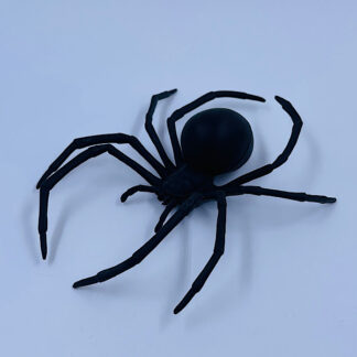 Edderkop Stor sort Spider Retro Legetøj Klassiker Små gaver