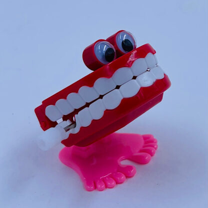 Klaprende tænder med føder Clockwork Optrækkelig Legetøj Små gaver