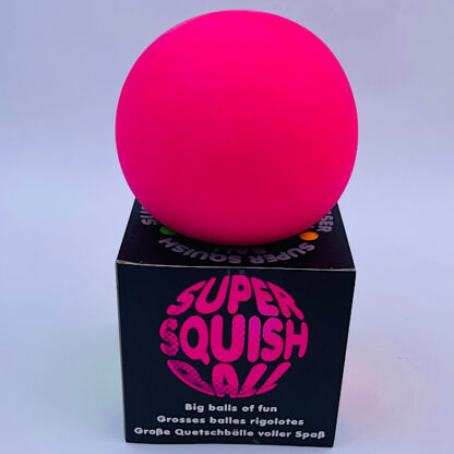 Super Squish Ball stor Stressbold kæmpe Tofu bold pink Legetøj Små gaver