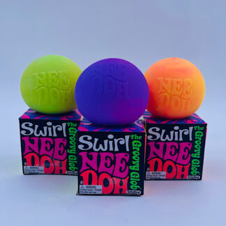 swirl nee doh the groovy globe kvalitets stressbold klemmebold schyling 3 farver 2 farver per samlet