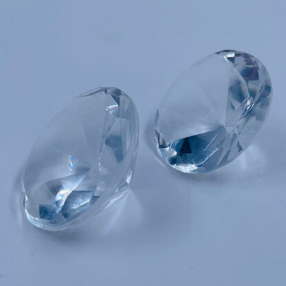 Diamanter 2 Klare i Gaveæske Akryl Diamanter Sørøver Diamanter Fødselsdag
