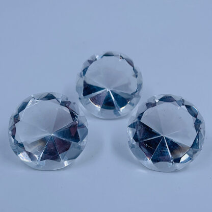 Diamanter Klare 3 stk. i gaveæske akryl diamanter Fødselsdag