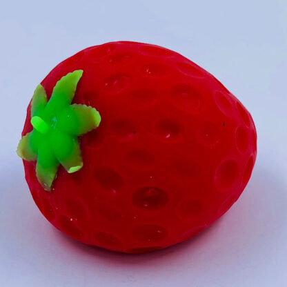 Jordbær Stressbold Klemmebold Anti Stress Squishy Små gaver