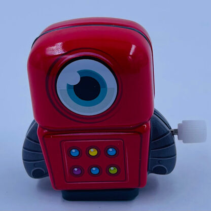 robot rød mini tin robotter optrækkelig tinlegetøj