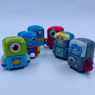 robot tin robotter optrækkelig tinelegetøj