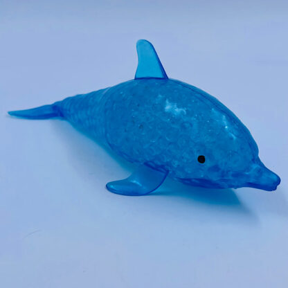 Blå Delfin med vandperler og lys Jelly delfin Legetøj